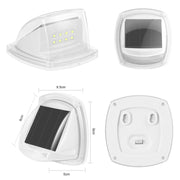 Lampada da parete solare impermeabile 8 LED IP65
