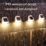 Lampada da parete solare impermeabile 8 LED IP65