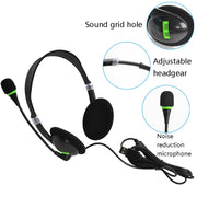 USB440 Cavo USB universale per computer Testa indossabile Elettricità Musica Voce Cuffie