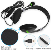 USB440 Cavo USB universale per computer Testa indossabile Elettricità Musica Voce Cuffie