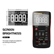 ANENG AN-Q1 Multimetro digitale intelligente ad alta precisione automatico, Standard, Standard with Cable