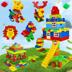 Bambini che assemblano un set di giocattoli da costruzione, 9090 (564 PCS), 9090 (440 PCS), 45002 (94 PCS), 45002 (139 PCS), 9656 (102 PCS), 9656 (135 PCS), 9076 (147 PCS), 9076 (170 PCS)