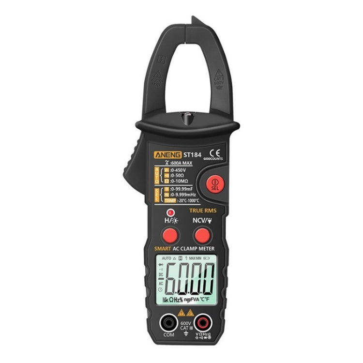 Multimetro digitale a morsetto ANENG ST184 con torcia LED