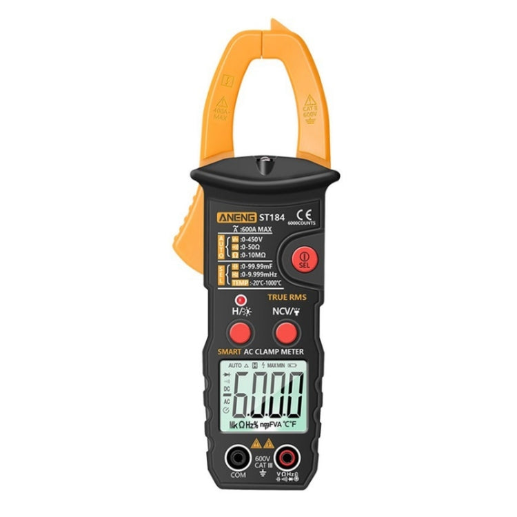 Multimetro digitale a morsetto ANENG ST184 con torcia LED