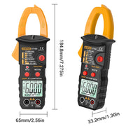 ANENG ST184 Identifica automaticamente il multimetro digitale intelligente a morsetto, Red, Black, Yellow