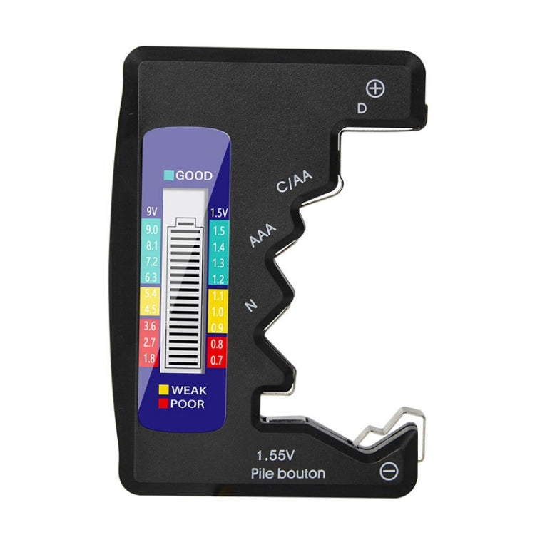 Rilevatore di tensione di alimentazione della batteria ANENG 1,5 V / 9 V, Silver, Black