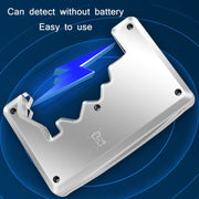 Rilevatore di tensione di alimentazione della batteria ANENG 1,5 V / 9 V, Silver, Black