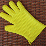 2 guanti da forno per forno a microonde con isolamento in silicone, Blue, Green, Yellow, Pink, Purple, Orange