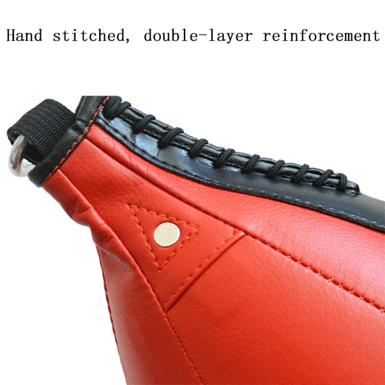 Palla da boxe sospesa a forma di pera, Black Red White, Red