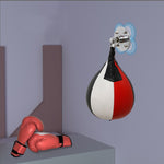 Palla da boxe sospesa a forma di pera, Black Red White, Red