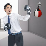 Palla da boxe sospesa a forma di pera, Black Red White, Red