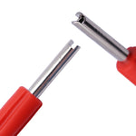 20 PCS Valvola chiave chiave per auto aria condizionata ruota pneumatico bocca d'aria strumento interruttore a doppio uso, Valve Core Wrench Key