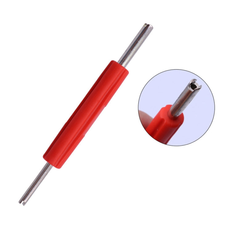 20 PCS Valvola chiave chiave per auto aria condizionata ruota pneumatico bocca d'aria strumento interruttore a doppio uso, Valve Core Wrench Key