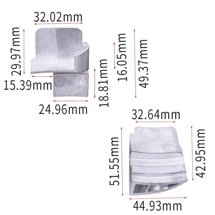 Strumento di rimozione dell'installazione ausiliaria della cintura a petalo per auto, Car Petal Belt