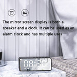 ZXL-G50 Mini Specchio Allarme Bluetooth con Display Temperatura