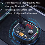 Lettore musicale MP3 Bluetooth per auto USB con luci colorate, C20, C21