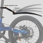 WEST BIKING YP0714018 Parafango riflettente pieghevole per bicicletta, WEST BIKING YP0714018