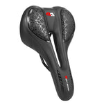 WEST BIKING Comoda sella in silicone per bicicletta, stile:, Geometric, Emergency Ribbon, Fish Scale, Rhombus Annual Wheel (Sponge), Fish Scale (Sponge)