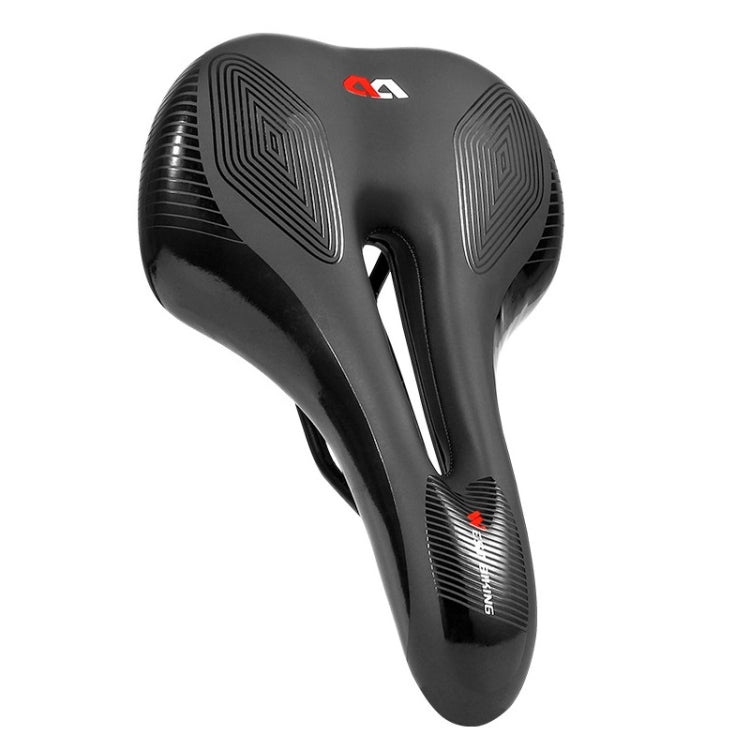 WEST BIKING Comoda sella in silicone per bicicletta, stile:, Geometric, Emergency Ribbon, Fish Scale, Rhombus Annual Wheel (Sponge), Fish Scale (Sponge)
