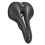 WEST BIKING Comoda sella in silicone per bicicletta, stile:, Geometric, Emergency Ribbon, Fish Scale, Rhombus Annual Wheel (Sponge), Fish Scale (Sponge)
