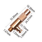 Connettore rapido per tubo di prolunga per pompa gonfiabile per auto da 2 pezzi, Tube Quick Connector(Thread Twisted Joint)