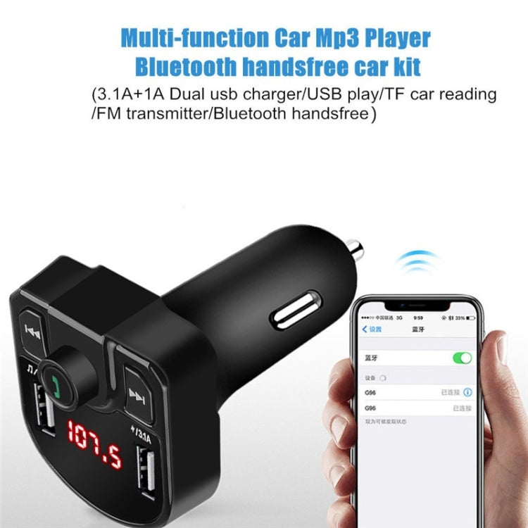 M9 Car Bluetooth MP3 Caricabatteria da auto doppio USB, M9