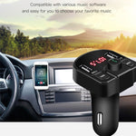 M9 Car Bluetooth MP3 Caricabatteria da auto doppio USB, M9