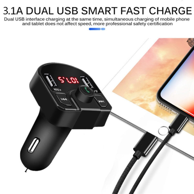 M9 Car Bluetooth MP3 Caricabatteria da auto doppio USB, M9
