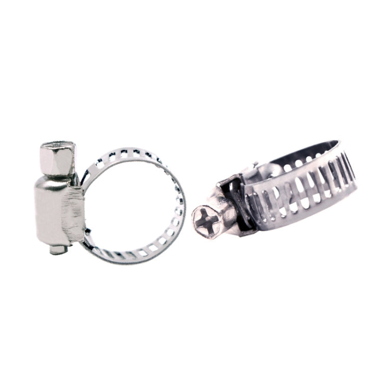 Morsetto per tubo dell'acqua in acciaio inossidabile da 100 pezzi, Stainless Steel Pipe Clamp