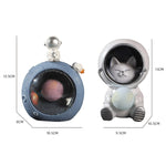 W1153 Resin Planet Night Light Decorazioni per la casa, stile:, Silver Star, Golden Star, Puppy Astronaut, Kitten Astronaut, Bear Astronaut