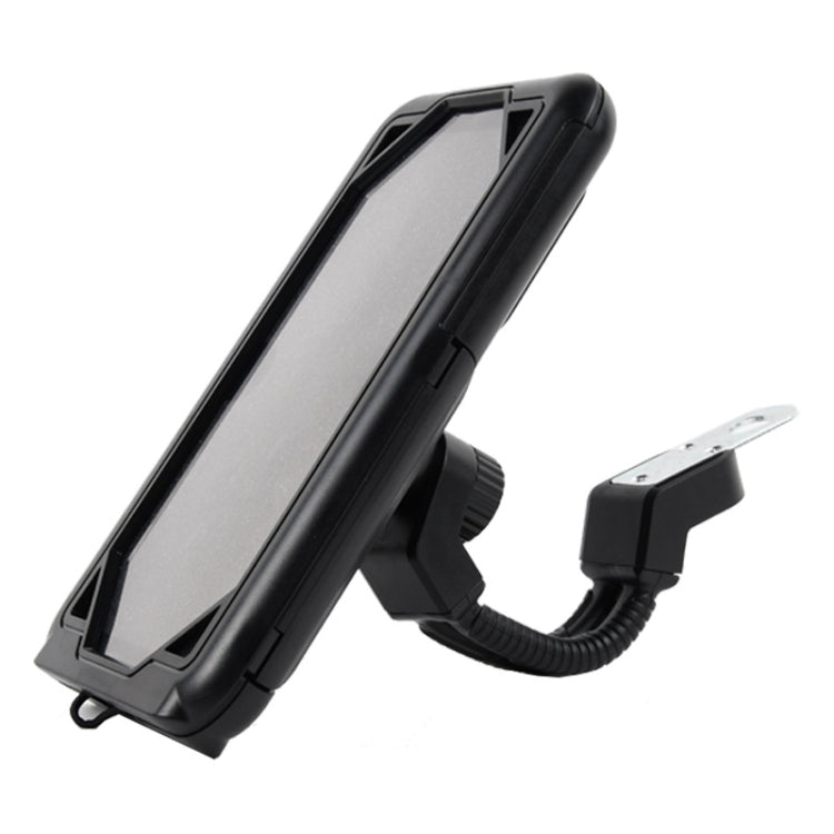 Porta cellulare impermeabile per bicicletta da moto, stile:, Flat Button (6.5 inch), Rearview Mirror (6.5 inch), Handlebar (7 inch), Rearview Mirror (7 inch)