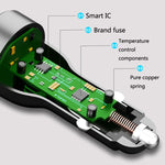 QL845C PD 45W USB-C / Type-C + Caricabatteria per auto USB QC 3.0, QL845C