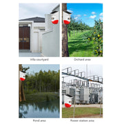 Allarme solare a infrarossi impermeabile per esterni, specifiche:, Independent, Remote Control, Wireless, Recording