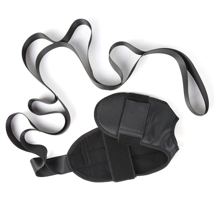 2 PCS Yoga Stretch Trainer Riabilitazione Correzione Cintura Piede Caduta Barella, Oxford Black