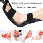 2 PCS Yoga Stretch Trainer Riabilitazione Correzione Cintura Piede Caduta Barella, Oxford Black