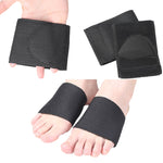 2 paia di piedini piatti con supporto in silicone S M L