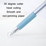 20 PCS Press Pen Type Utility Knife Student Appointment Book Paper Cutting Knife, Cutting Knife