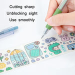 20 PCS Press Pen Type Utility Knife Student Appointment Book Paper Cutting Knife, Cutting Knife