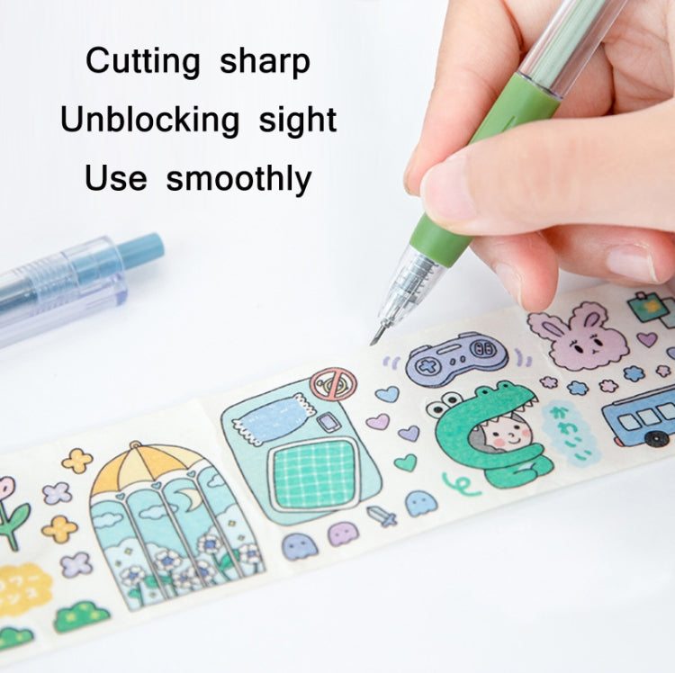 20 PCS Press Pen Type Utility Knife Student Appointment Book Paper Cutting Knife, Cutting Knife