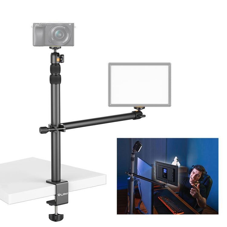 Vijim LS02 Supporto braccio prolunga da tavolo per fotocamera DSL