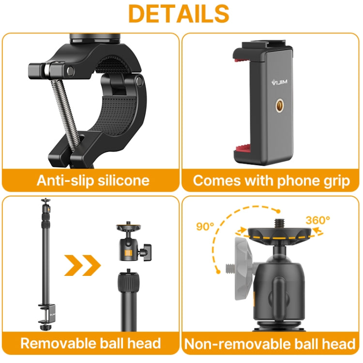 Vijim LS02 Supporto braccio prolunga per fotocamera DSLR