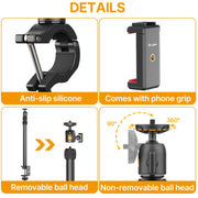Vijim LS02 Supporto braccio prolunga da tavolo per fotocamera DSL