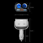 Ozio Caricabatteria da Auto Accendisigari Con Spina USB Caricabatteria da Auto, Y34Q 5.3A Silver, Y34Q 5.3A Black, Y48Q 6.5A Black, Y48Q 6.5A Silver
