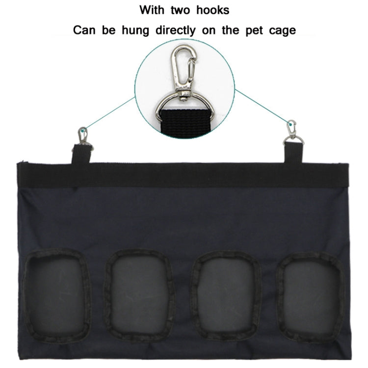 2 PCS Borsa per riporre il fieno da appendere per piccoli criceti domestici, Small, Large