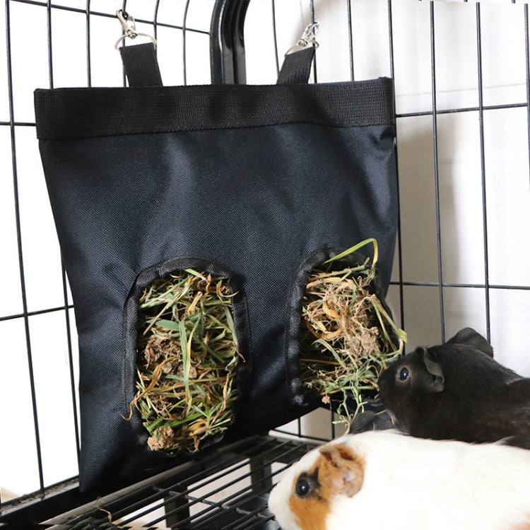 2 PCS Borsa per riporre il fieno da appendere per piccoli criceti domestici, Small, Large