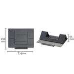 Supporto per telefono tablet pieghevole in pelle per laptop, Leather Folding Stand