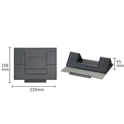 Supporto per telefono tablet pieghevole in pelle per laptop, Leather Folding Stand
