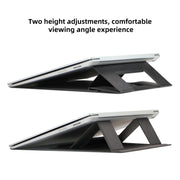 Supporto per telefono tablet pieghevole in pelle per laptop, Leather Folding Stand