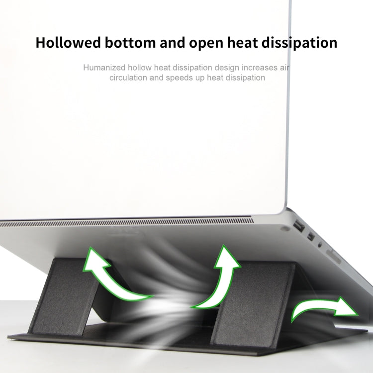Supporto per telefono tablet pieghevole in pelle per laptop, Leather Folding Stand
