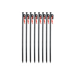 Chiodi a terra a baldacchino fissi antivento da campeggio all'aperto, 4 PCS 20cm, 6 PCS 20cm, 8 PCS 20cm, 10 PCS 20cm, 4 PCS 25cm, 6 PCS 25cm, 8 PCS 25cm, 10 PCS 25cm, 4 PCS 30cm, 6 PCS 30cm, 8 PCS 30cm, 10 PCS 30cm, 4 PCS 40cm, 6 PCS 40cm, 8 PCS 40cm ...